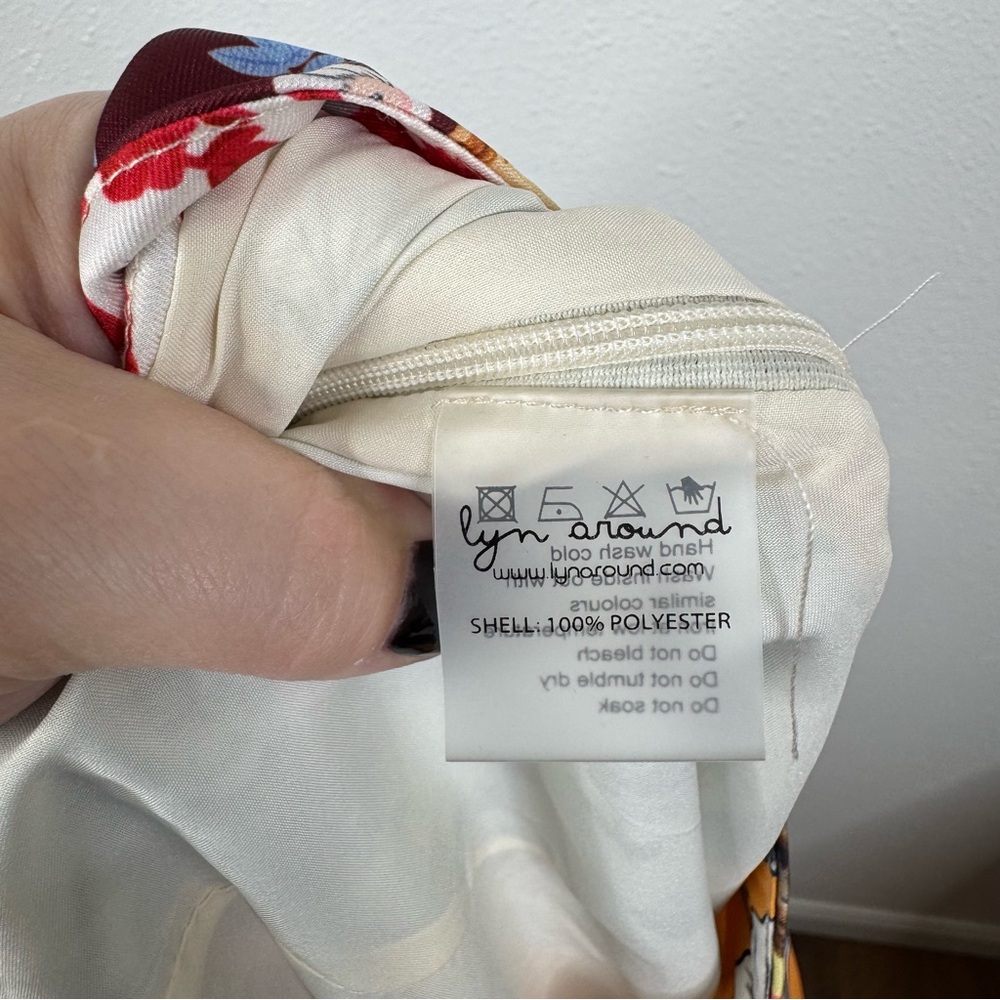 Lyn Around Patchwork Flare Pants Size Xsmall - image 4